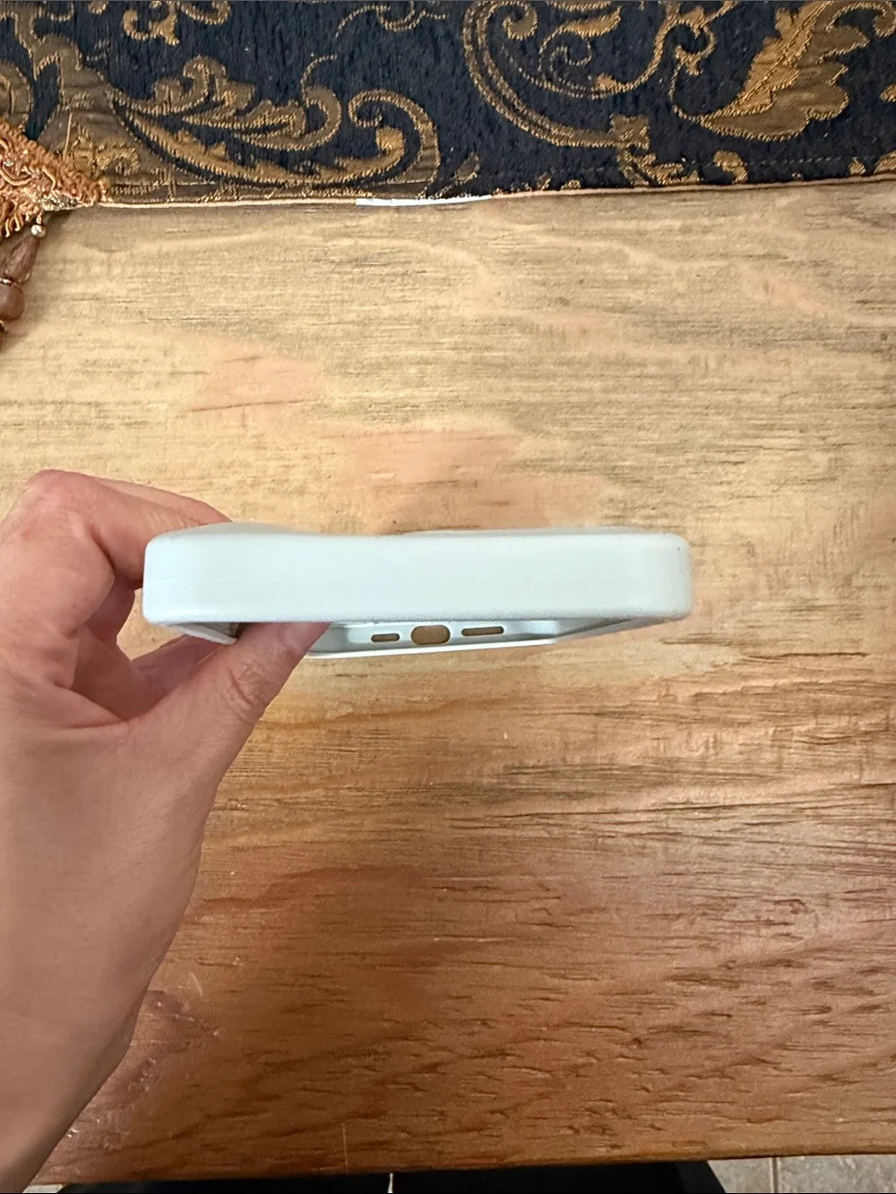 RHODE Pale Blue iPhone Case with Integrated Stand
